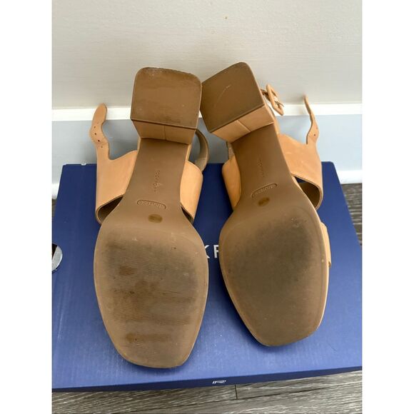 Rockport Aueriela 2 Band Sand Strappy Sandal Block Heels Size 8.5 - Picture 7 of 10